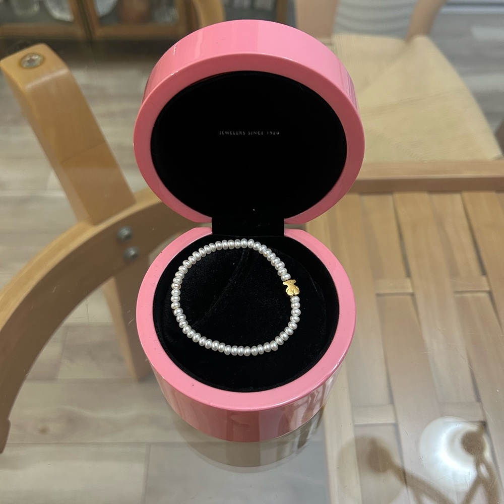 Authentic TOUS pearl bracelet